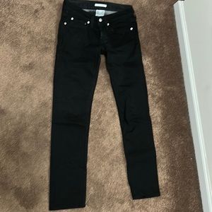 Helmut Lang black skinny jeans size 25